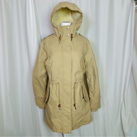 Timberland Mt. Kelsey Fleece Lined Parka Womens Sz Small Winter Coat - Picture 7 of 16